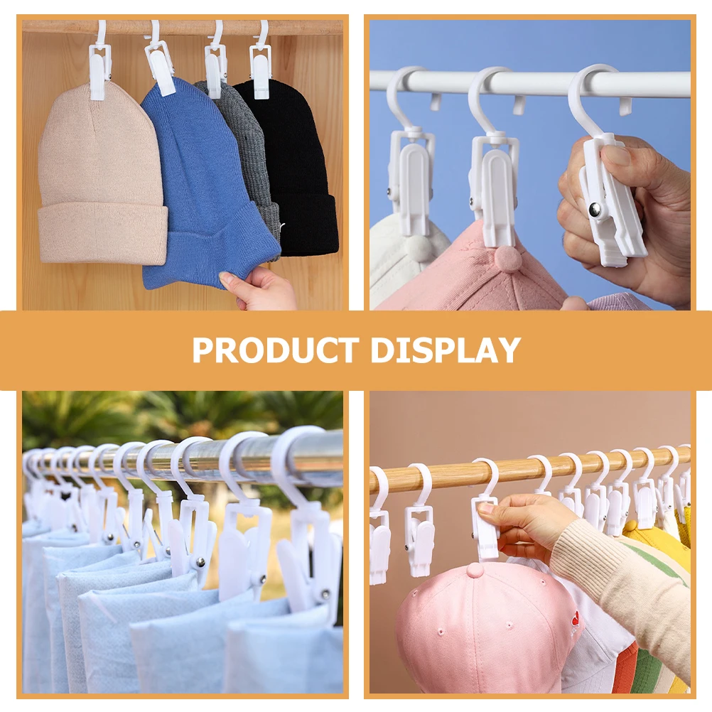 Rotating Hook Clip Multipurpose Laundry Hanger Towel Hat Sock Shoe Clips Home Bathroom Kitchen Storage Organizer Compact Travel
Rotating Hook Clip Multipurpose Laundry Hanger Towel Hat Sock Shoe Clips Home Bathroom Kitchen Storage Organizer Compact Travel