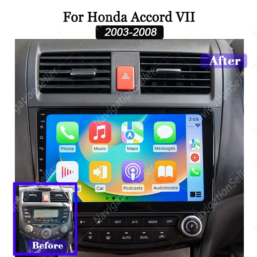 Car Android Multimedia For Honda Accord 7 VII 2003 - 2008 Carplay Auto Radio Navigation GPS Autoradio Screen Head Unit Youtube
Car Android Multimedia For Honda Accord 7 VII 2003 - 2008 Carplay Auto Radio Navigation GPS Autoradio Screen Head Unit Youtube