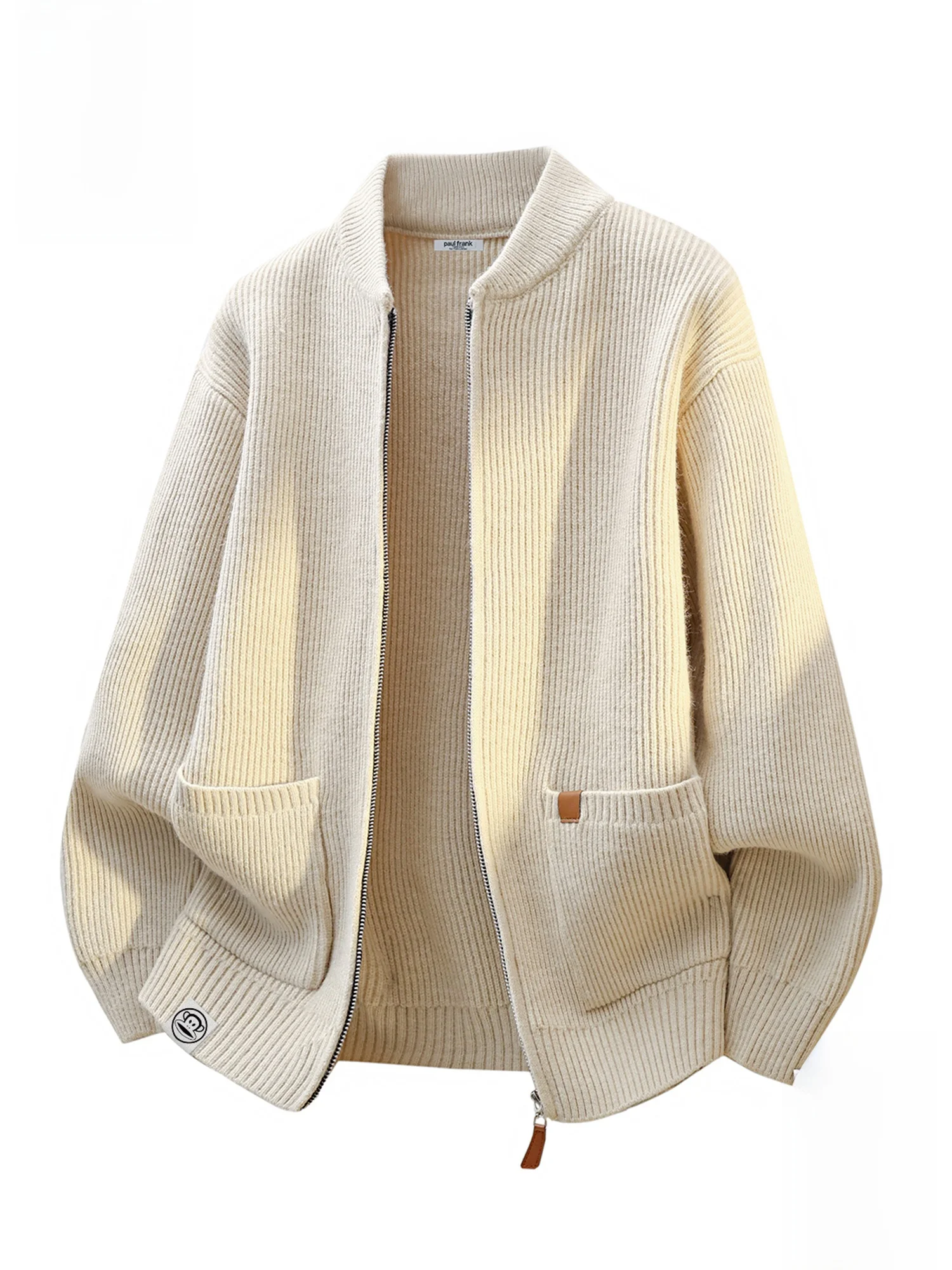 Мужской вязаный свитер Paul Frank Leisure Lazy с бейсбольным воротником, осенне-зимний, теплый, свободного кроя, вязаная верхняя одежда
Мужской вязаный свитер Paul Frank Leisure Lazy с бейсбольным воротником, осенне-зимний, теплый, свободного кроя, вязаная верхняя одежда