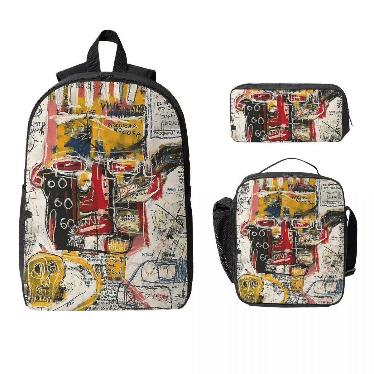 Random Face Backpack Boys Girls BookBag School Bag Laptop Shoulder Bags 3ps Insulated Lunch Bag Pencil Case
Random Face Backpack Boys Girls BookBag School Bag Laptop Shoulder Bags 3ps Insulated Lunch Bag Pencil Case