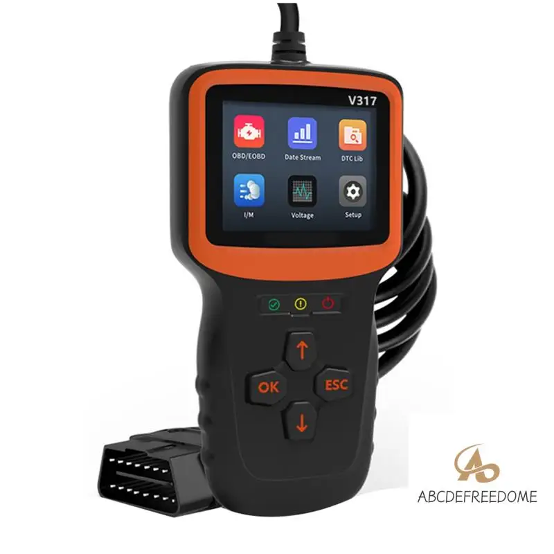 OBD2 Автомобильный диагностический инструмент V317 Детектор неисправностей двигателя Карта считывания кода OBDII Автомобильная неисправка Сброс прозрачный
OBD2 Автомобильный диагностический инструмент V317 Детектор неисправностей двигателя Карта считывания кода OBDII Автомобильная неисправка Сброс прозрачный