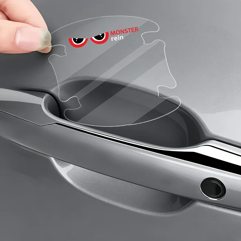 8Pcs/Set Monster Eyes Clear Door Cup & Handle Stickers, Waterproof Anti-Scratch PVC Car Decals
8Pcs/Set Monster Eyes Clear Door Cup & Handle Stickers, Waterproof Anti-Scratch PVC Car Decals