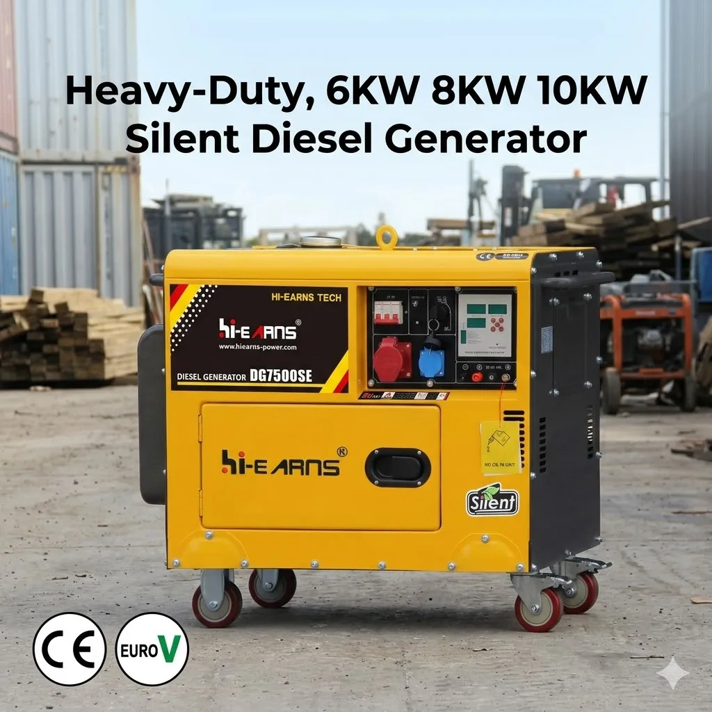 6KW 8KW 10KW Three Phase Silent Air Cooled Diesel Generator With Digital Panel For Home
6KW 8KW 10KW Three Phase Silent Air Cooled Diesel Generator With Digital Panel For Home
