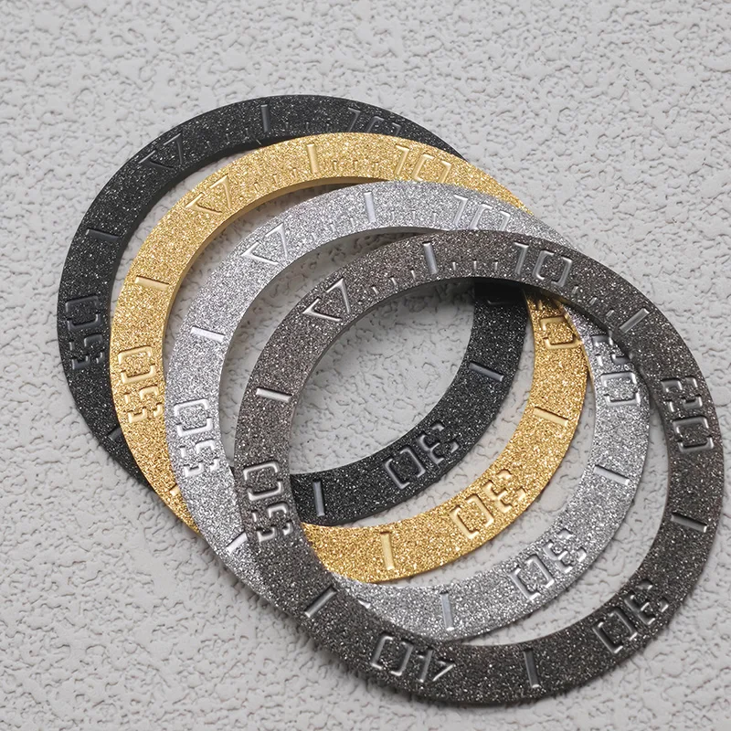 41MM×32MM Bezel Inserts Gritted Nail Sand Finish Black/Silver/Gold/Gun Grey Fit Samurai Series PROSPEX SRPB55K1 Watch Case Bezel
41MM×32MM Bezel Inserts Gritted Nail Sand Finish Black/Silver/Gold/Gun Grey Fit Samurai Series PROSPEX SRPB55K1 Watch Case Bezel