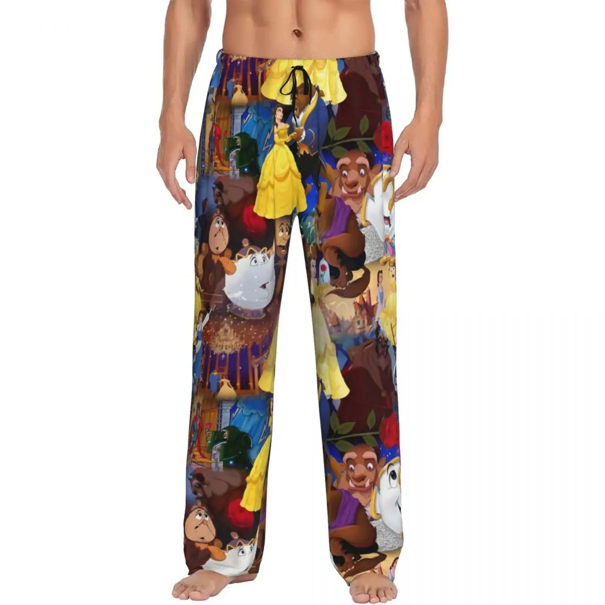 Custom Beauty And The Beast Pajama Pants Men's Musical Fantasy Film Lounge Sleep Drawstring Sleepwear Bottoms with Pockets
Custom Beauty And The Beast Pajama Pants Men's Musical Fantasy Film Lounge Sleep Drawstring Sleepwear Bottoms with Pockets