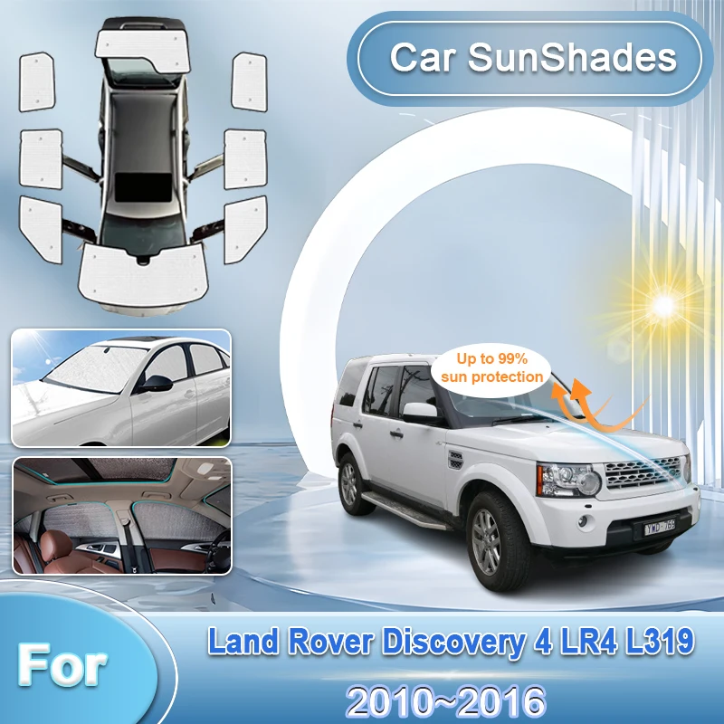 Car Sunshade For Land Rover Discovery 4 LR4 L319 2010~2016 Retractable UV Protection Reflector Sun Shade Visor Silver Shaby Tool
Car Sunshade For Land Rover Discovery 4 LR4 L319 2010~2016 Retractable UV Protection Reflector Sun Shade Visor Silver Shaby Tool