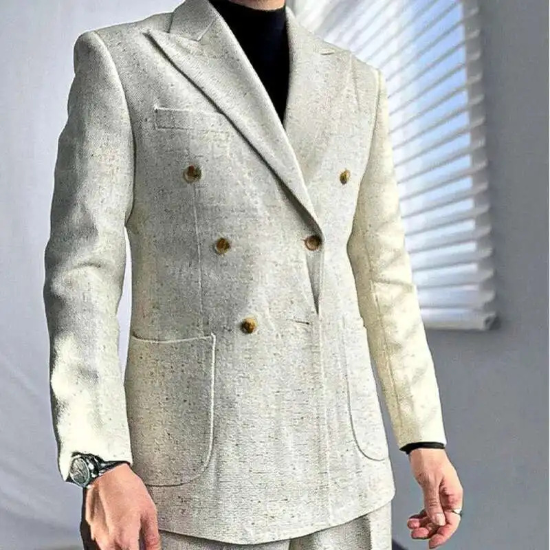 Apricot Double Breasted Suit Naples Business Leisure Fall Italian Gentleman British Suit Man Blazer Homme Prom Blazer For Men
Apricot Double Breasted Suit Naples Business Leisure Fall Italian Gentleman British Suit Man Blazer Homme Prom Blazer For Men