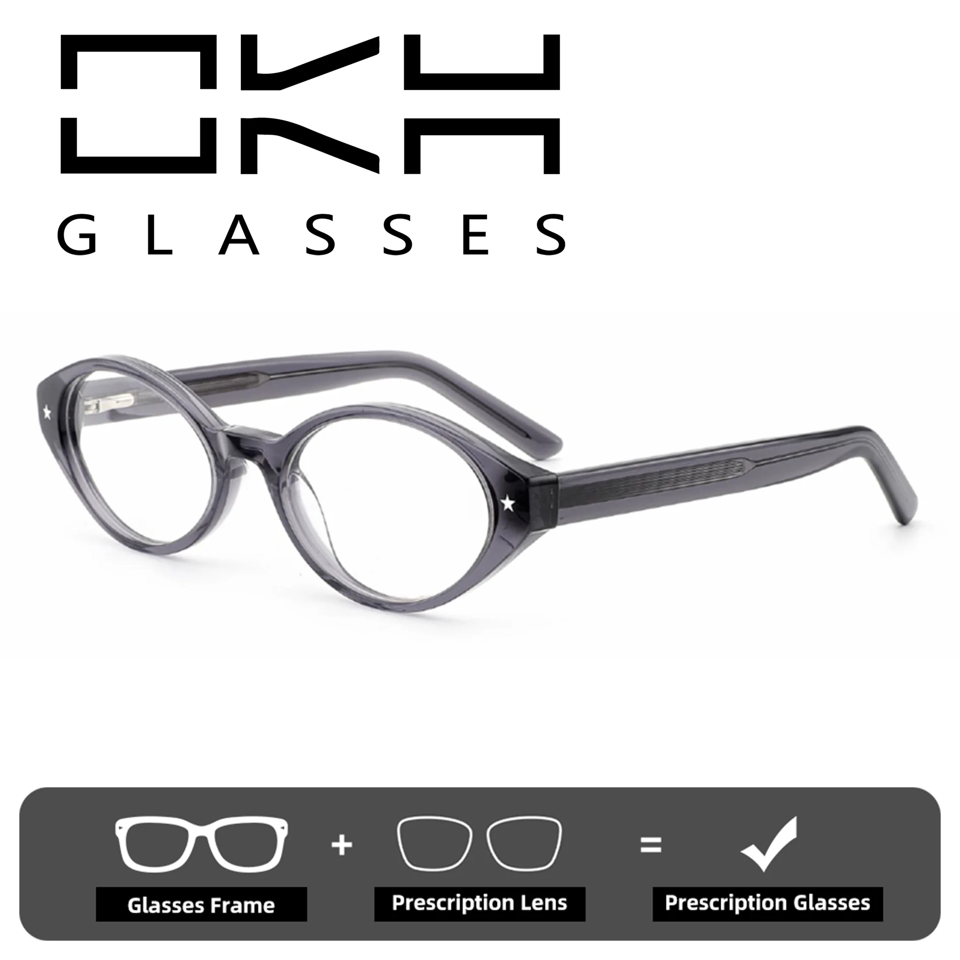 OKH Outdoor Daily Glasses Men Women Custom Prescription Anti Blue Light Optical Lenses Myopia Progressive Reading Eyewear
OKH Outdoor Daily Glasses Men Women Custom Prescription Anti Blue Light Optical Lenses Myopia Progressive Reading Eyewear