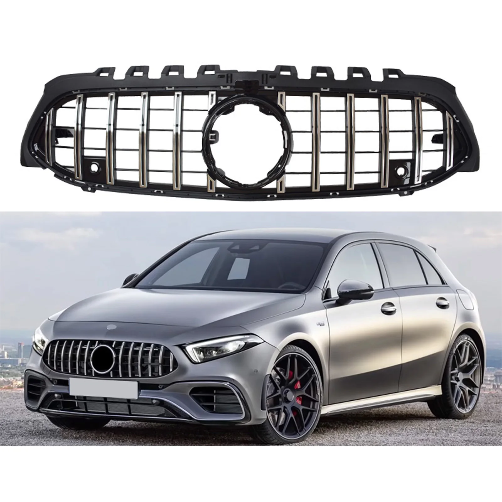 For Mercedes A Class W177 Amg GT Grill A35 A45 Grille Front Bumper Racing Grille A180 A200 A250 Gt Grill 2019 2020 2021+
For Mercedes A Class W177 Amg GT Grill A35 A45 Grille Front Bumper Racing Grille A180 A200 A250 Gt Grill 2019 2020 2021+