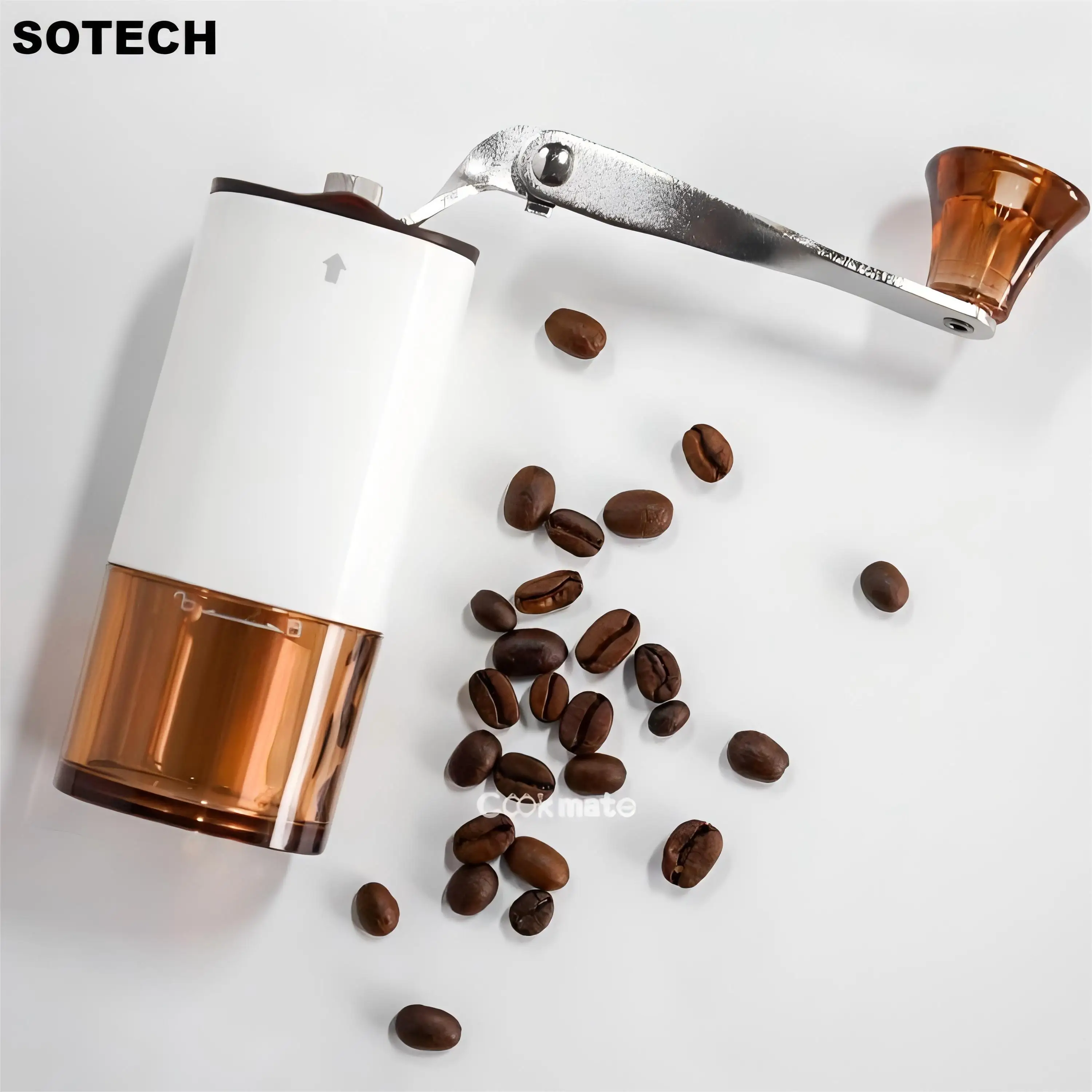 SOTECH Coffee Manual Grinder Adjustable Setting Acrylic Durable Portable Handheld Crank Coffee Bean Grinding Kitchen Tools
SOTECH Coffee Manual Grinder Adjustable Setting Acrylic Durable Portable Handheld Crank Coffee Bean Grinding Kitchen Tools