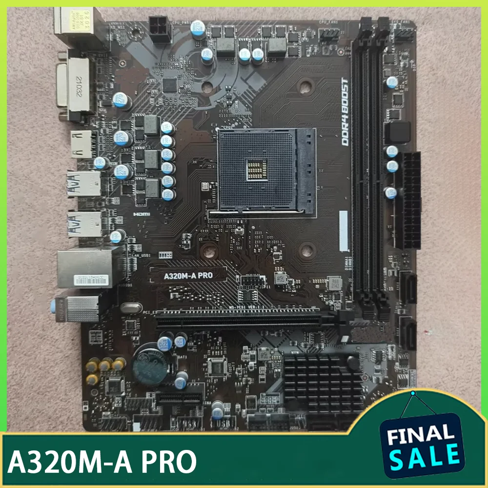 The Motherboard A320M-A PRO
The Motherboard A320M-A PRO