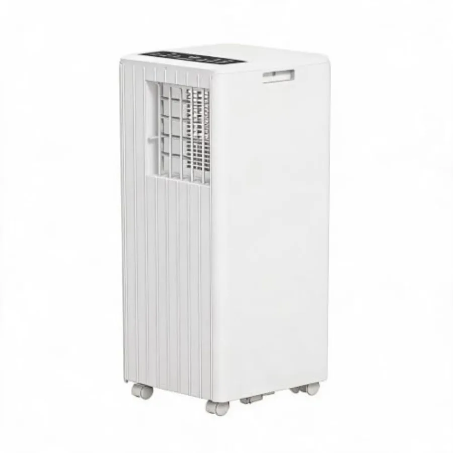 Portable air conditioner for home use, white ABS plastic, quiet cooling with sleep mode and 24H timer, 8000 BTU for up to 350 s
Portable air conditioner for home use, white ABS plastic, quiet cooling with sleep mode and 24H timer, 8000 BTU for up to 350 s