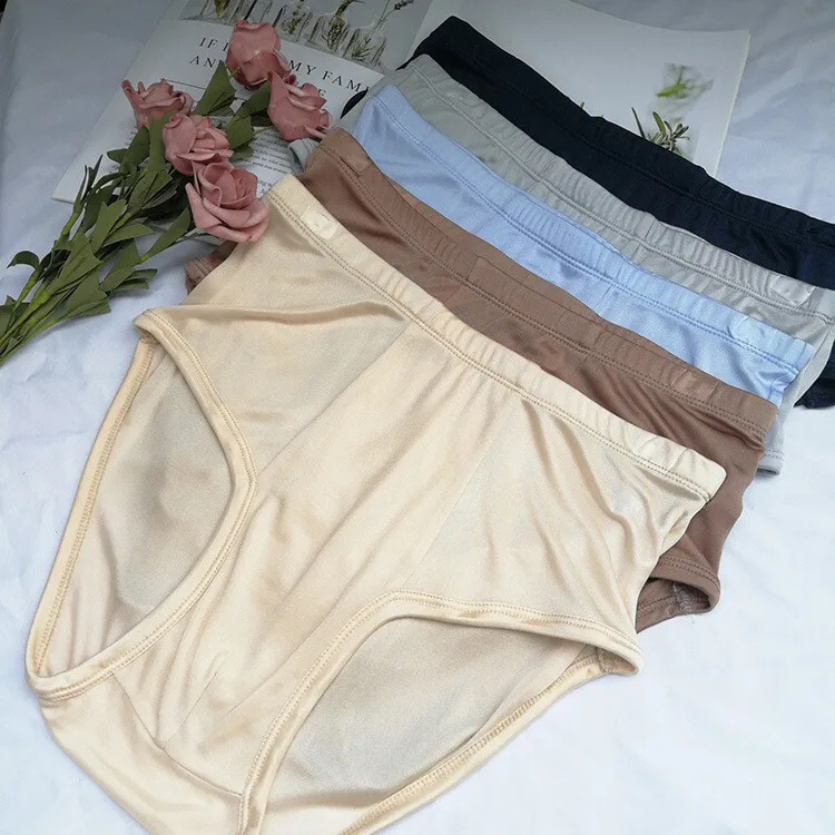 3pcs/lot 100 Mulberry Silk Underwear Men U Briefs Increase Libido Soft Underwear
3pcs/lot 100 Mulberry Silk Underwear Men U Briefs Increase Libido Soft Underwear