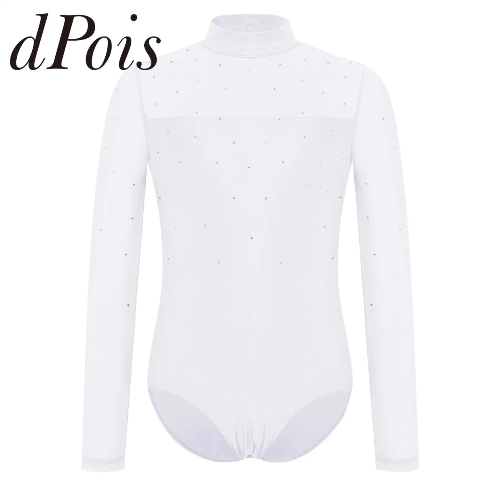 Kids Ballet Dance Bodysuit Dancewear Girls Rhinestone Mesh Patchwork Rhythmic Gymnastics Leotard Acrobatics Skating Costume
Kids Ballet Dance Bodysuit Dancewear Girls Rhinestone Mesh Patchwork Rhythmic Gymnastics Leotard Acrobatics Skating Costume