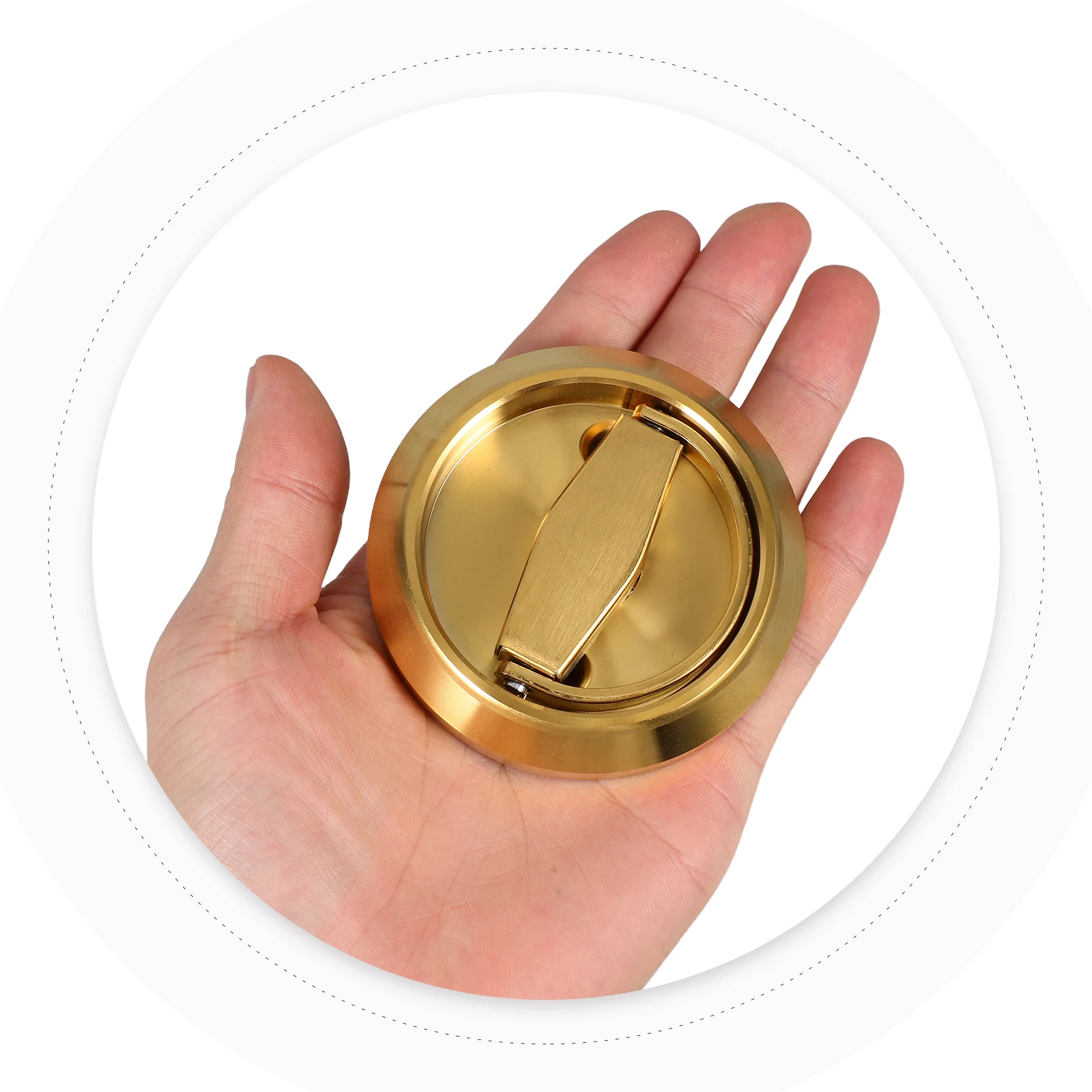 Stainless Steel Invisible Door Lock Surface Mounted Ring Handle Pull for Hotel Room Office Home Double Sided Flush
Stainless Steel Invisible Door Lock Surface Mounted Ring Handle Pull for Hotel Room Office Home Double Sided Flush