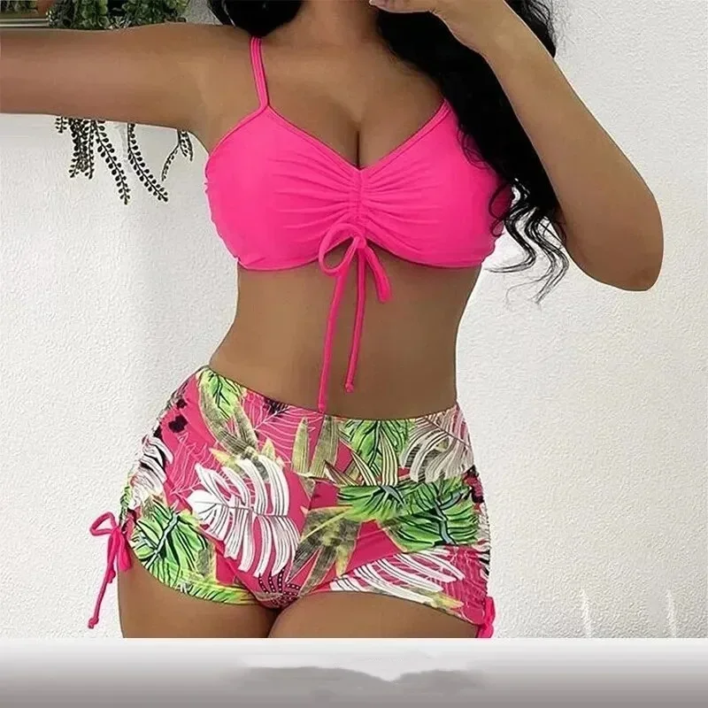 Sexy Bikini Women's Swimwear Push Up Bikini Set High Waist Shorts Swimwear Female Swim Suit Beachwear
Sexy Bikini Women's Swimwear Push Up Bikini Set High Waist Shorts Swimwear Female Swim Suit Beachwear