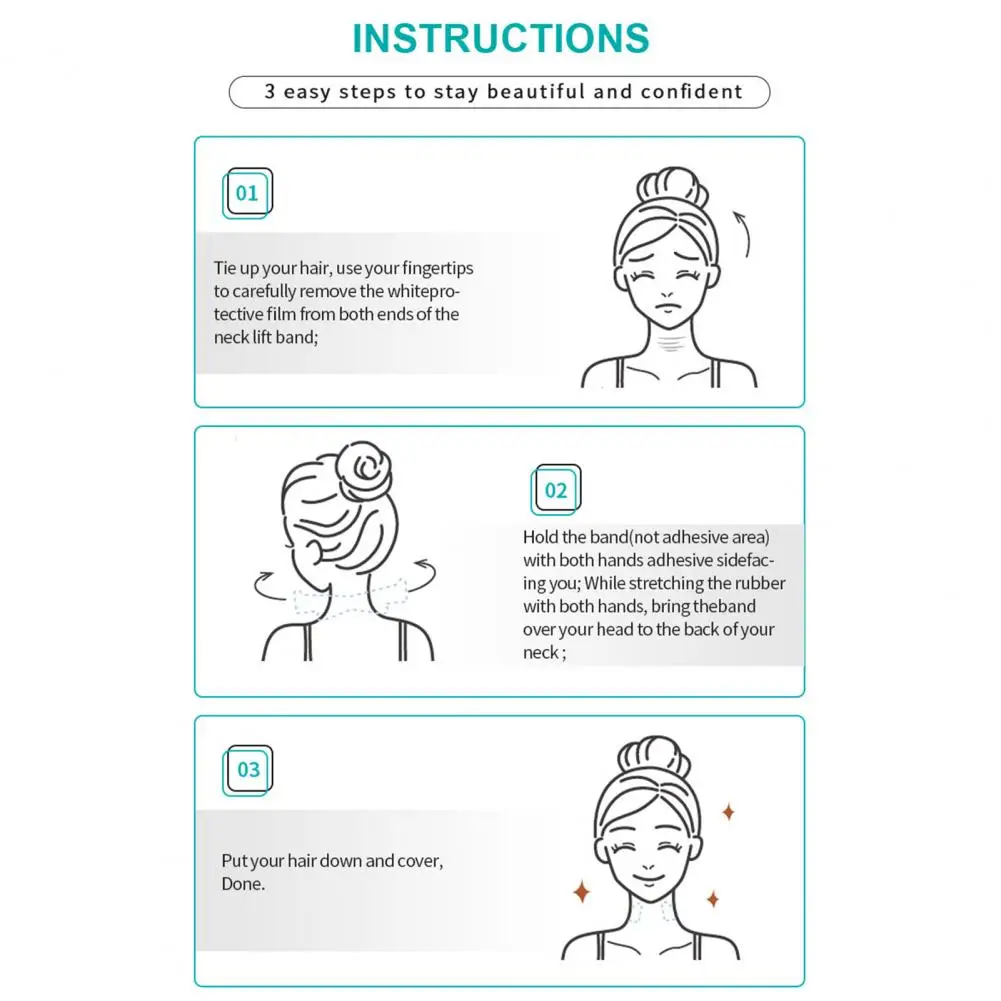 Instant Neck Lifting Belt Neck Lift Tape Straps for Instant Firming Lifting Waterproof Neck Patch for Younger Jawline Face
Instant Neck Lifting Belt Neck Lift Tape Straps for Instant Firming Lifting Waterproof Neck Patch for Younger Jawline Face