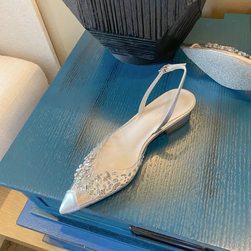 2024 Transparent Sandals Stiletto Female Summer New Baotou Girl Fresh Single Shoes Rhinestone Pointed Toe High Heel Shoes
2024 Transparent Sandals Stiletto Female Summer New Baotou Girl Fresh Single Shoes Rhinestone Pointed Toe High Heel Shoes