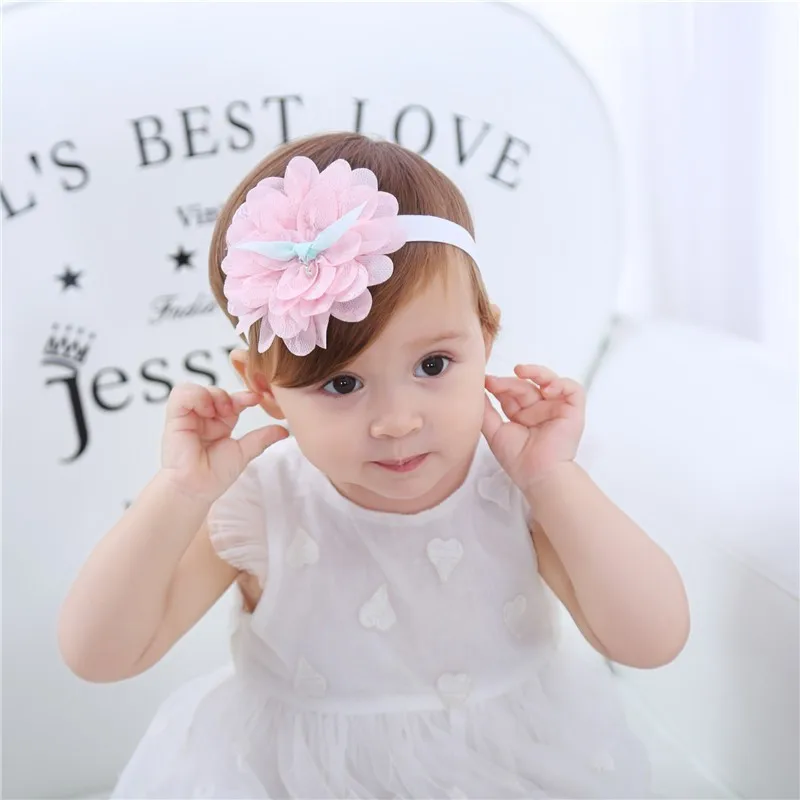 Baby's Headband Children Sweet Fairy Lace Flower Hair Accessories Handmade Fabric With Elastic Headband for Newborn Party Gift
Baby's Headband Children Sweet Fairy Lace Flower Hair Accessories Handmade Fabric With Elastic Headband for Newborn Party Gift