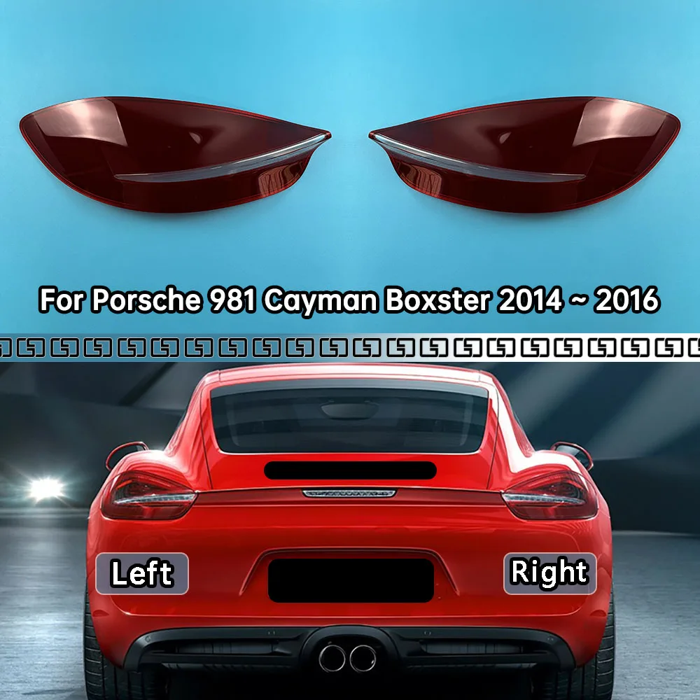 For Porsche 981 Cayman Boxster 2014 2015 2016 Tail Lamp Transparent Cover Taillight Shell Lampshade Lens Lamp Shade Plexiglass
For Porsche 981 Cayman Boxster 2014 2015 2016 Tail Lamp Transparent Cover Taillight Shell Lampshade Lens Lamp Shade Plexiglass