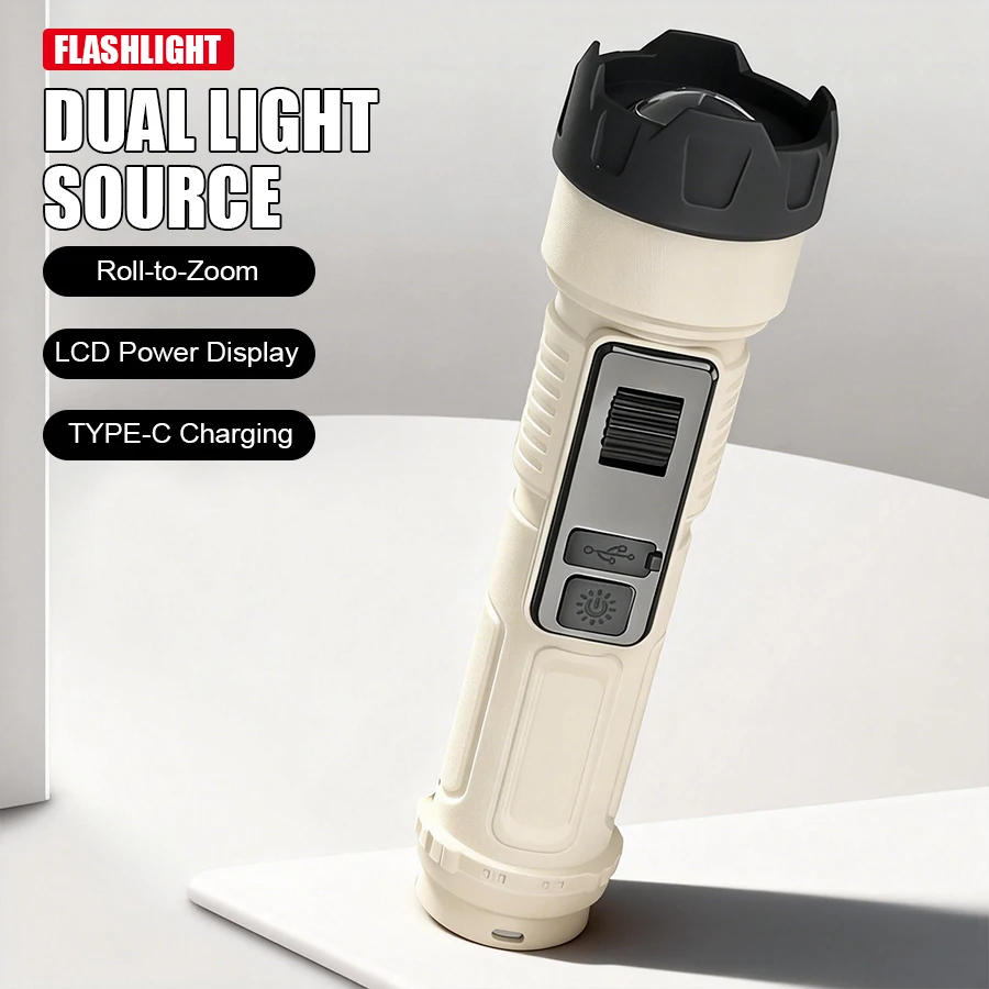 High Power LED Flashlight USB Rechargeable Torch with Side Light Telescoping Zoom Light Outdoor Camping Hiking Emergency Lantern
High Power LED Flashlight USB Rechargeable Torch with Side Light Telescoping Zoom Light Outdoor Camping Hiking Emergency Lantern