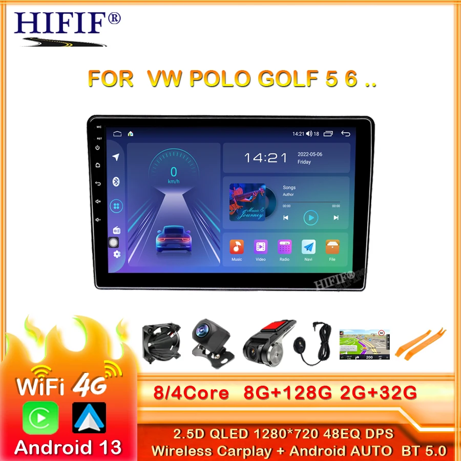 10.1" Car Radio Android 13 For VW Volkswagen Polo/Tiguan/Golf 6 7/Passat/b7/b6/Jetta/Skoda/Octavia CarPlay Multimedia Player DSP
10.1" Car Radio Android 13 For VW Volkswagen Polo/Tiguan/Golf 6 7/Passat/b7/b6/Jetta/Skoda/Octavia CarPlay Multimedia Player DSP