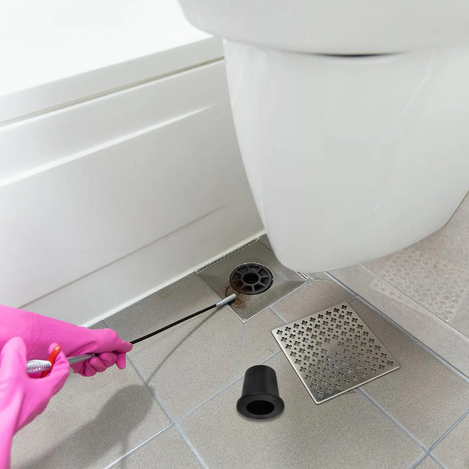1pcs Shower Drain Hose Connector Black Disc Gasket Durable Leakproof Seal Reusable Bathroom Accessory Fit All Types Drains
1pcs Shower Drain Hose Connector Black Disc Gasket Durable Leakproof Seal Reusable Bathroom Accessory Fit All Types Drains