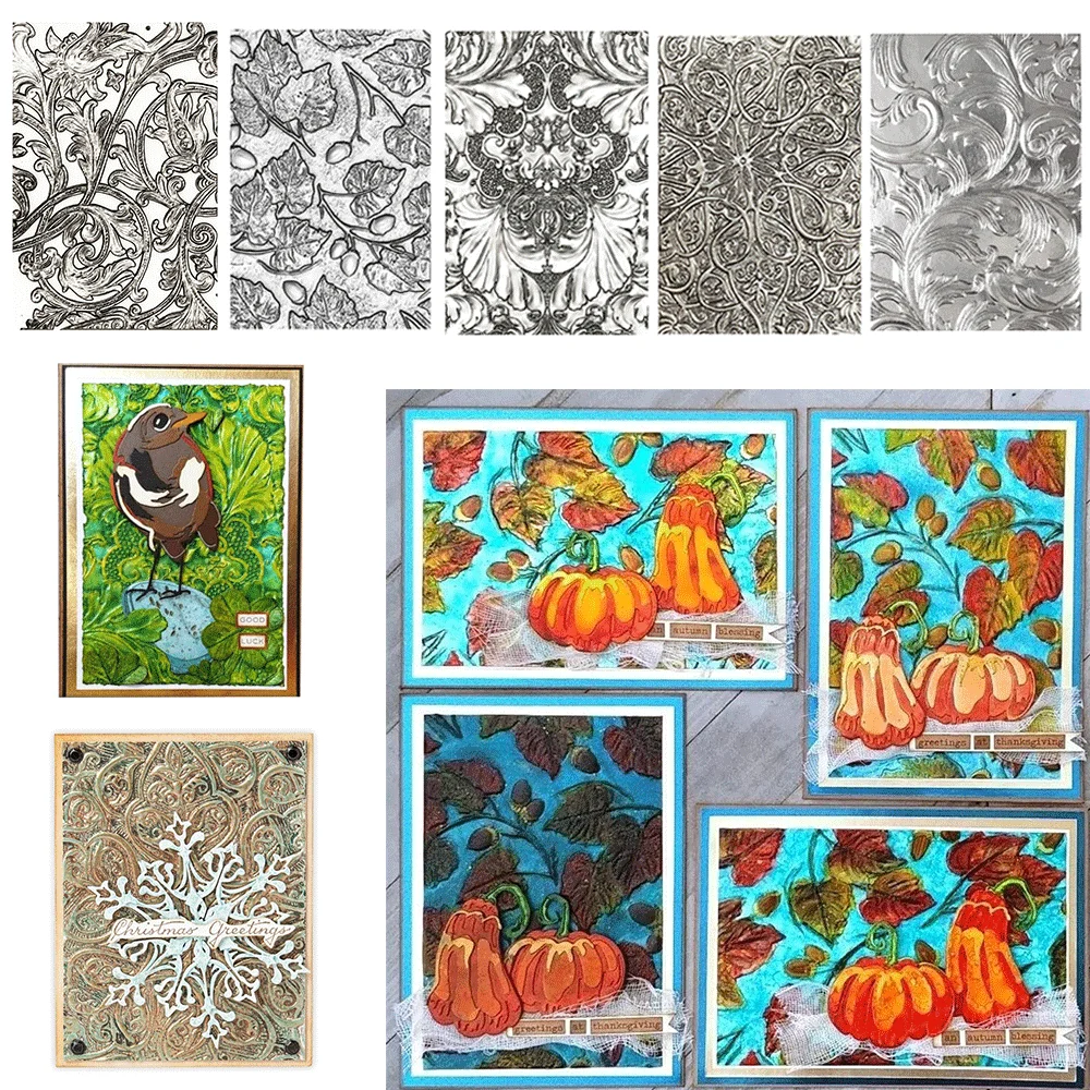Acorn Leaves; Engraved 3D Embossing Folder and Matching Dies for Adding Textured Detail To Paper Crafting Card Making Supplies
Acorn Leaves; Engraved 3D Embossing Folder and Matching Dies for Adding Textured Detail To Paper Crafting Card Making Supplies