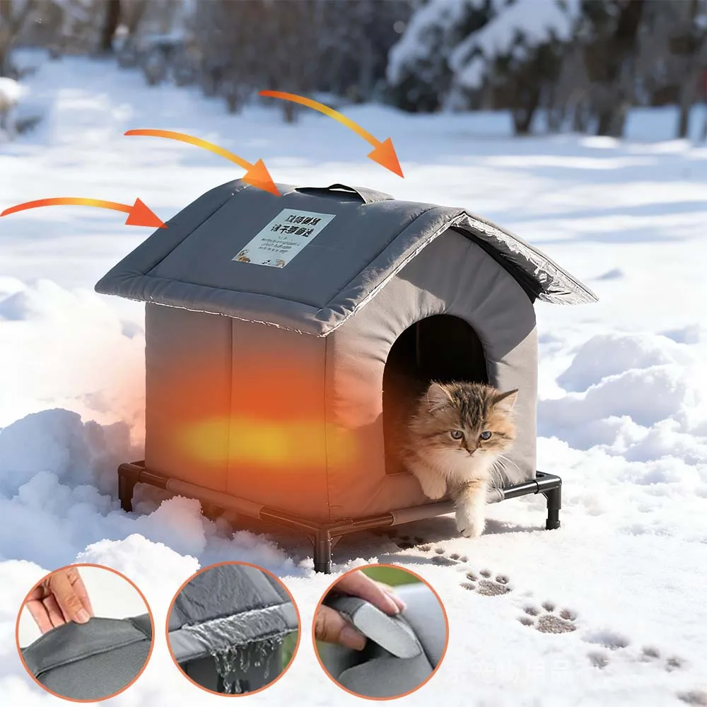 Waterproof Stray Cat Dog House All Weather Outdoor Winter Warm Pet Cave Sleeping Beds Foldable Washable for Puppy Cuccia Gatti
Waterproof Stray Cat Dog House All Weather Outdoor Winter Warm Pet Cave Sleeping Beds Foldable Washable for Puppy Cuccia Gatti
