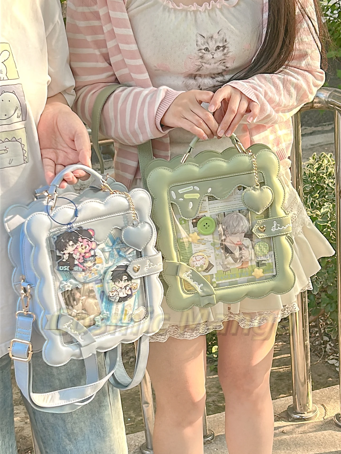 Рюкзак с сыром и печеньем, сумка на плечо в стиле Лолиты, прозрачная сумка через плечо из искусственной кожи, подарок Kawaii, подарок на день рождения для косплея, Хэллоуин
Рюкзак с сыром и печеньем, сумка на плечо в стиле Лолиты, прозрачная сумка через плечо из искусственной кожи, подарок Kawaii, подарок на день рождения для косплея, Хэллоуин