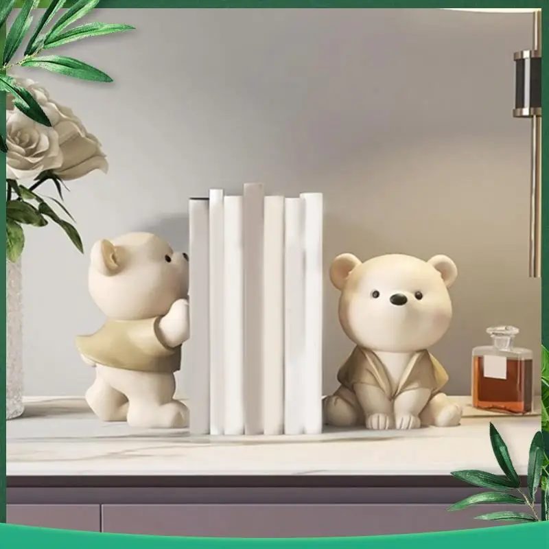 (NEW) Cute Bear Decorative Bookends, Unique Book Ends To Hold Books Heavy Duty Book Holder Organizer Stopper For Home Decor
(NEW) Cute Bear Decorative Bookends, Unique Book Ends To Hold Books Heavy Duty Book Holder Organizer Stopper For Home Decor