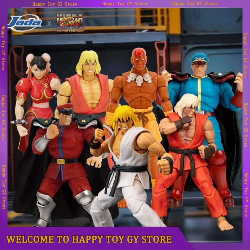 Jada Toys Ultra Street Fighter II Action Figures Ken Ryu Chun Li 1/12 Action Anime Figures Collection Movable Model Toys Gifts
Jada Toys Ultra Street Fighter II Action Figures Ken Ryu Chun Li 1/12 Action Anime Figures Collection Movable Model Toys Gifts