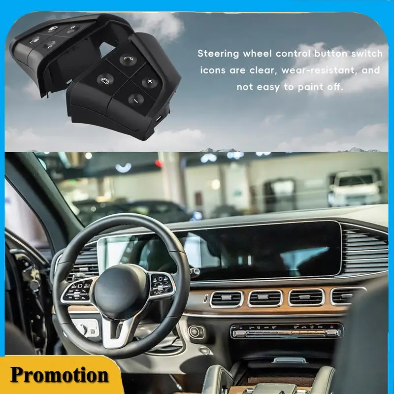 Portable For Mercedes-Benz W164 W245 W251 GL350 ML350 R280 B180 B200 B300 Steering Wheel Switch Control Buttons 1 Pair Pack
Portable For Mercedes-Benz W164 W245 W251 GL350 ML350 R280 B180 B200 B300 Steering Wheel Switch Control Buttons 1 Pair Pack