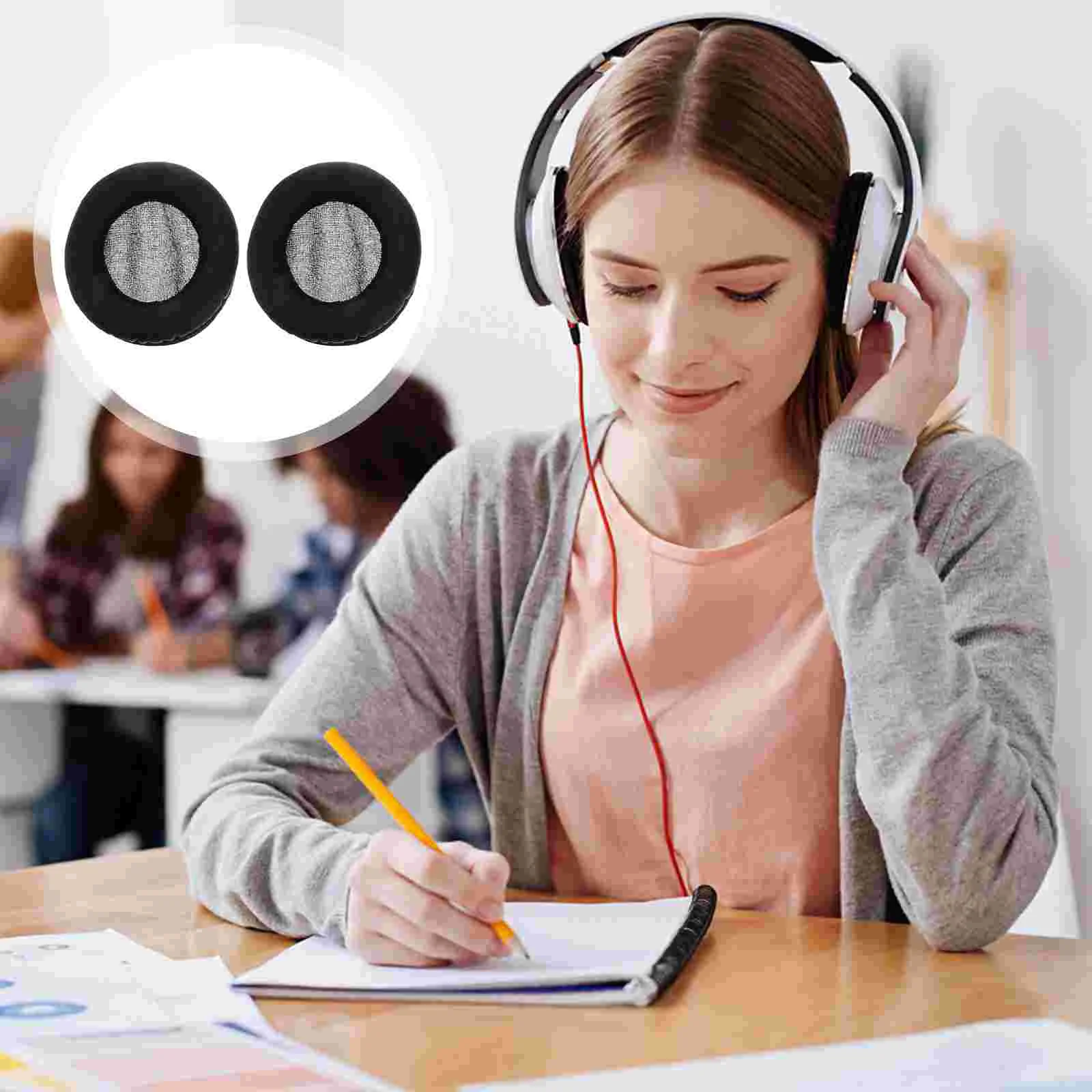 Replacement Ear Pads Cushion Compatible For Panasonic Technics RP-DH1200 & Pioneer HDJ-2000 HDJ-1500 & 205 HD225 & MDR-V700DJ
Replacement Ear Pads Cushion Compatible For Panasonic Technics RP-DH1200 & Pioneer HDJ-2000 HDJ-1500 & 205 HD225 & MDR-V700DJ