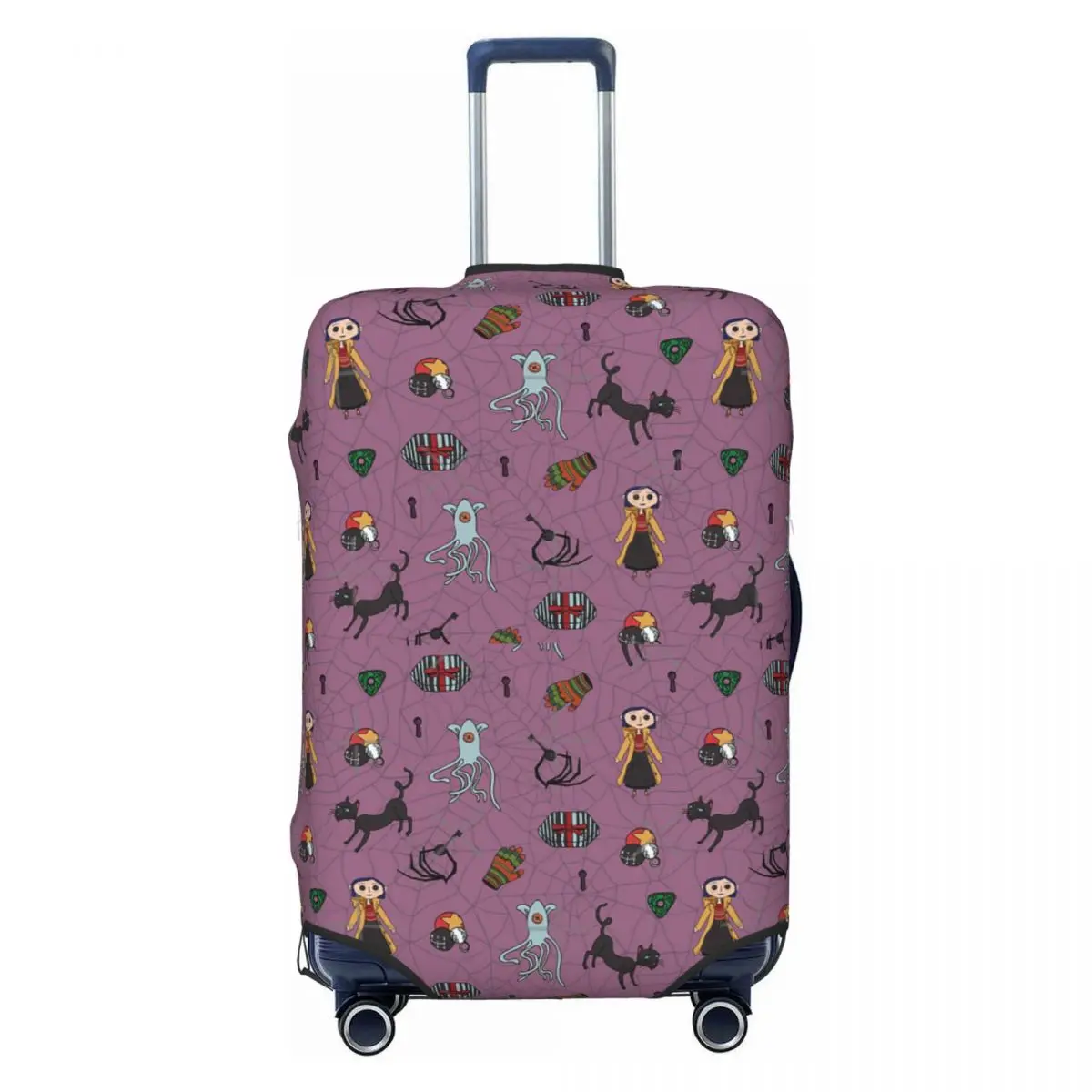 Custom Fantasy Tunnel Horror Movie Travel Luggage Cover Washable Coraline Suitcase Cover Protector Fit 18-32 Inch 
Custom Fantasy Tunnel Horror Movie Travel Luggage Cover Washable Coraline Suitcase Cover Protector Fit 18-32 Inch
