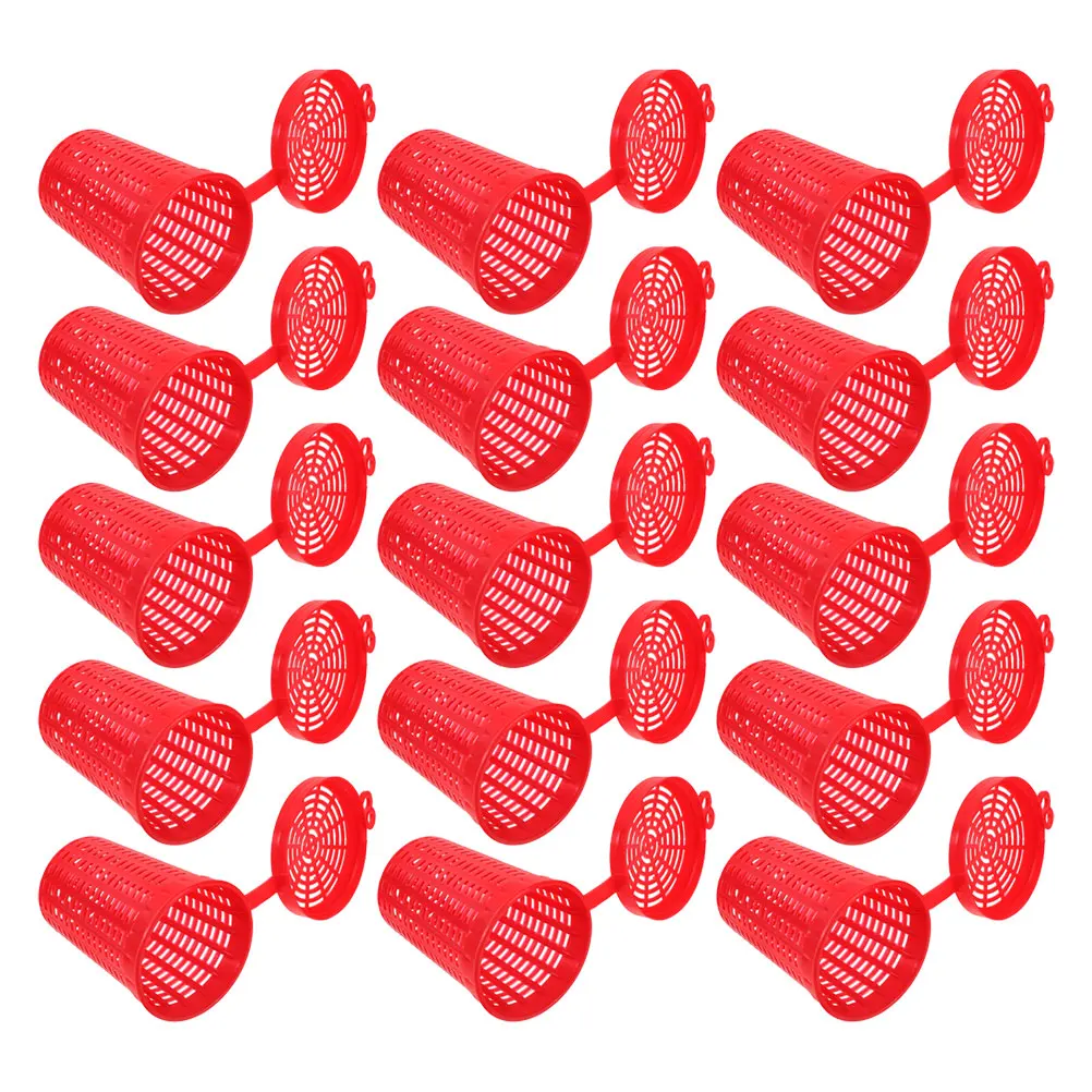 15pcs Fish Cage Trap Feeder Shrimp Bait Holder Fishing Accessories Plastic Eel Bait Thrower Device Durable Cage
15pcs Fish Cage Trap Feeder Shrimp Bait Holder Fishing Accessories Plastic Eel Bait Thrower Device Durable Cage