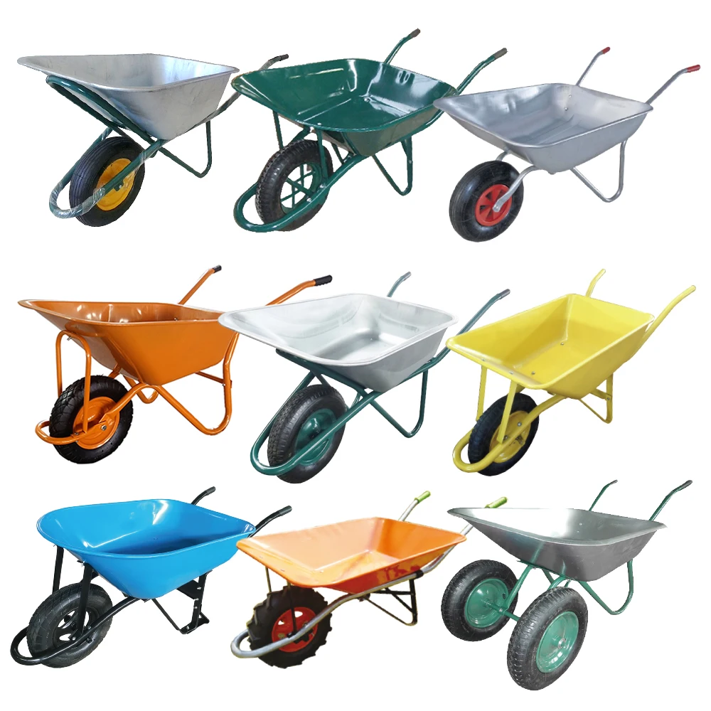 Heavy Metal Industrial Construction Wheel Trolley with Pneumatic Wheels Garden Trolley with Plastic Pallet
Heavy Metal Industrial Construction Wheel Trolley with Pneumatic Wheels Garden Trolley with Plastic Pallet
