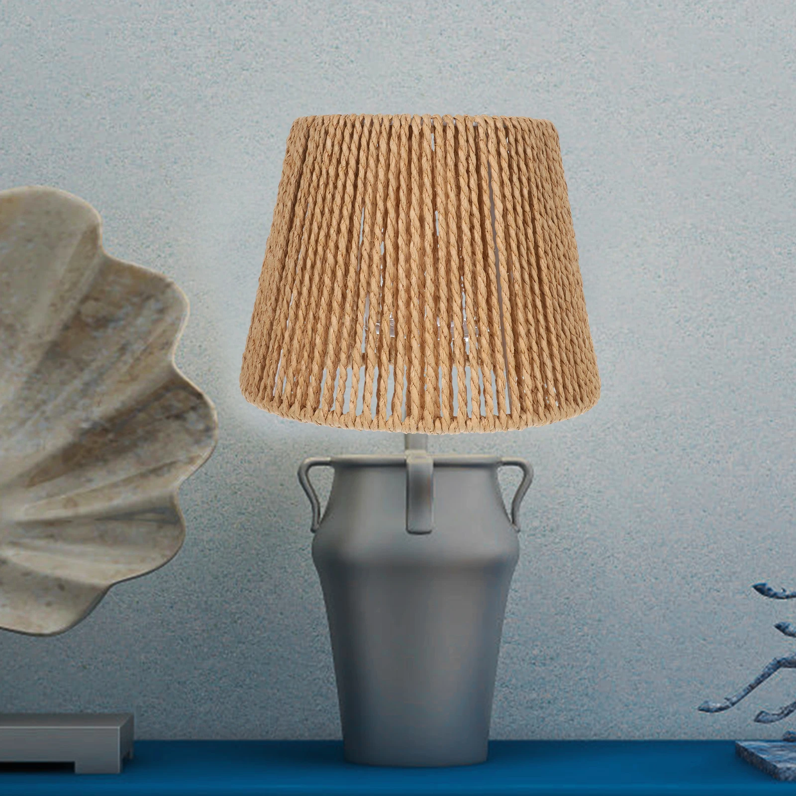 Paper Rope Lampshade E27 E14 Brown Hand Woven Light Cover Vintage Decorative Pendant Shade Indoor Office Hotel Dust Cover
Paper Rope Lampshade E27 E14 Brown Hand Woven Light Cover Vintage Decorative Pendant Shade Indoor Office Hotel Dust Cover