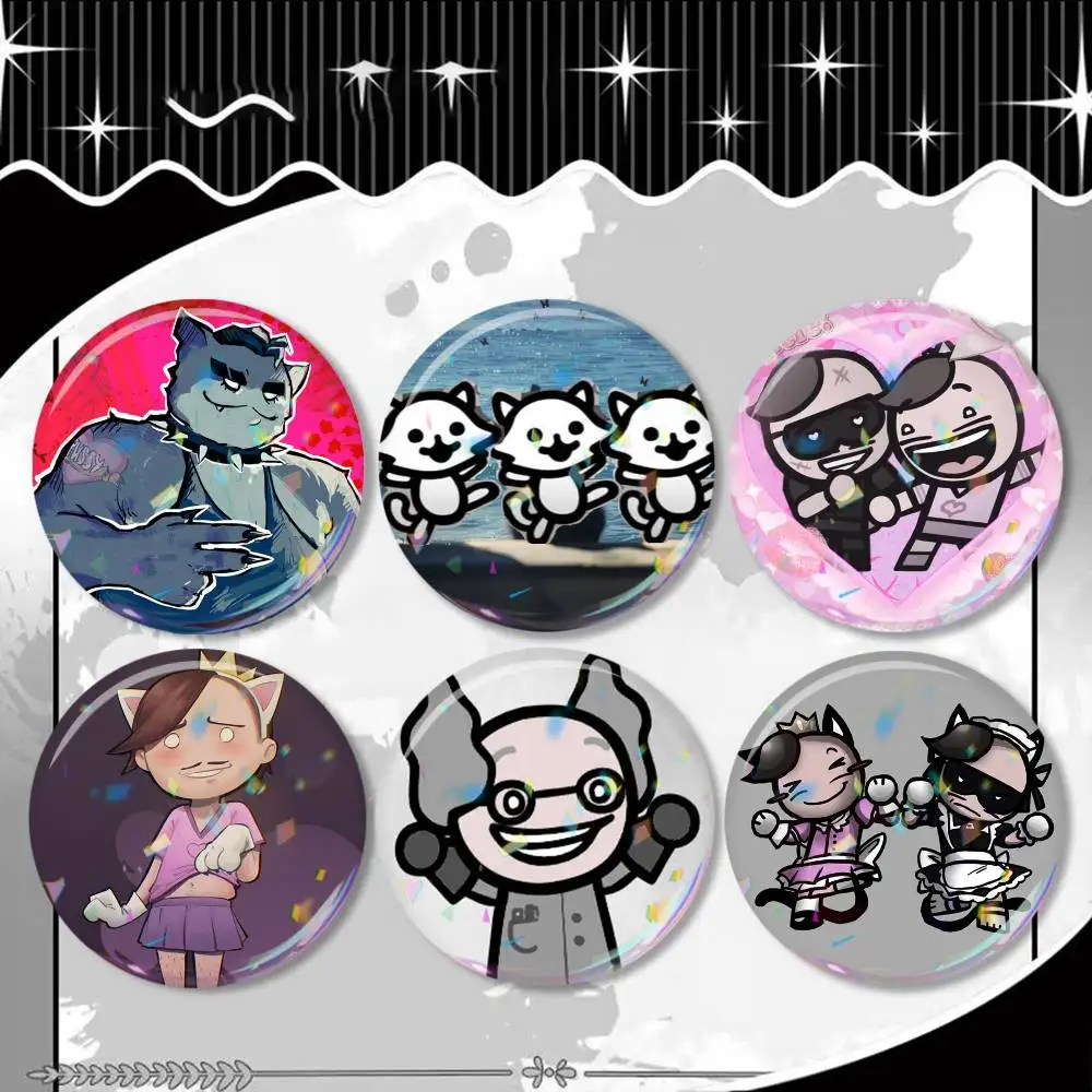 Game Mewgenics Badge 25 32 44 58 75 mm Round Fans Collect Friends Gifts Brooch Souvenir
Game Mewgenics Badge 25 32 44 58 75 mm Round Fans Collect Friends Gifts Brooch Souvenir