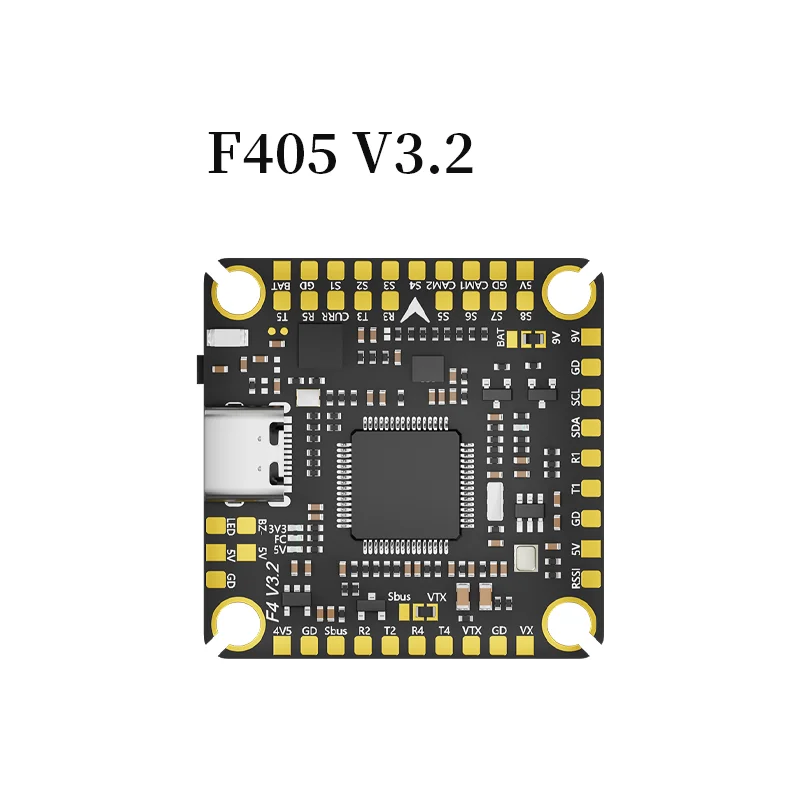 Aocoda-RC F405 V3.2 FPV Flight Controller With BLE Wireless Configurator 3-8S Support ICM42688P 16MB BlackBox 30.5x30.5mm,FPV FC
Aocoda-RC F405 V3.2 FPV Flight Controller With BLE Wireless Configurator 3-8S Support ICM42688P 16MB BlackBox 30.5x30.5mm,FPV FC