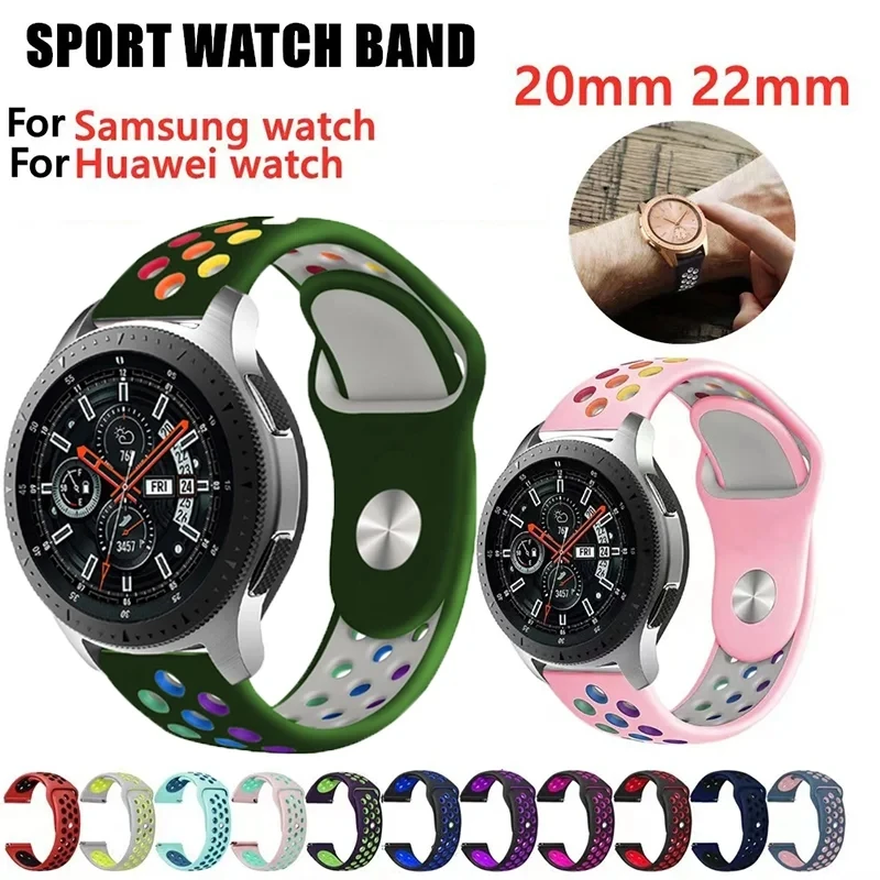 22mm 20mm Stylish Breathable strap for Samsung Galaxy 5/pro/4/classic/Active 2/Gear s3 Sport strap for Huawei GT/2/3/ pro strap
22mm 20mm Stylish Breathable strap for Samsung Galaxy 5/pro/4/classic/Active 2/Gear s3 Sport strap for Huawei GT/2/3/ pro strap
