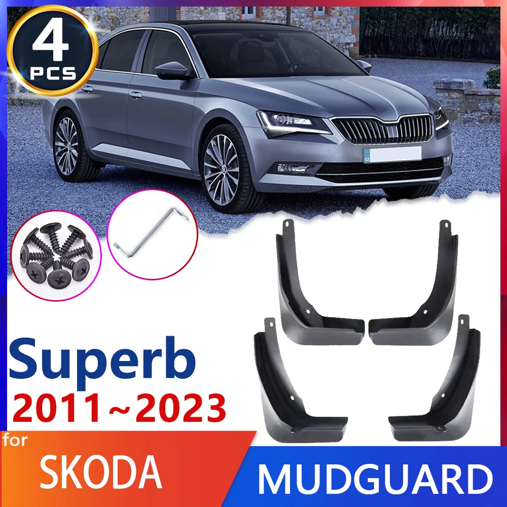 For Skoda Superb B8 3 MK3 3V 2016~2024 2017 2018 2019 2020 2021 2022 Car Fender Mud Flap Mudguards Mudflaps Splash Guards Goods
For Skoda Superb B8 3 MK3 3V 2016~2024 2017 2018 2019 2020 2021 2022 Car Fender Mud Flap Mudguards Mudflaps Splash Guards Goods