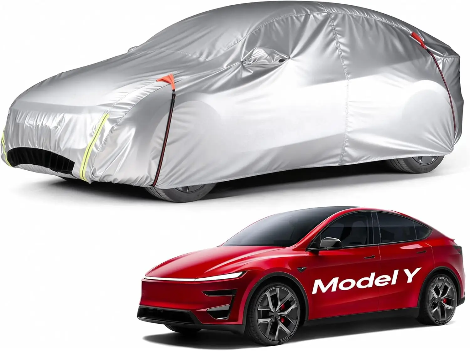 Custom Fit Car Cover for Model Y (2020-2026), All-Weather Protection, Waterproof with Thermal Shield, Easy Install & Storage
Custom Fit Car Cover for Model Y (2020-2026), All-Weather Protection, Waterproof with Thermal Shield, Easy Install & Storage
