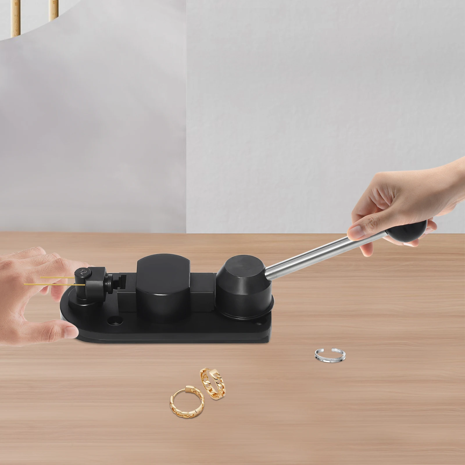 Инструмент для гибки колец, эффективный инструмент, несколько размеров, быстрый доступ для серег, браслетов, ювелирных изделий из золота, серебра, меди
Инструмент для гибки колец, эффективный инструмент, несколько размеров, быстрый доступ для серег, браслетов, ювелирных изделий из золота, серебра, меди