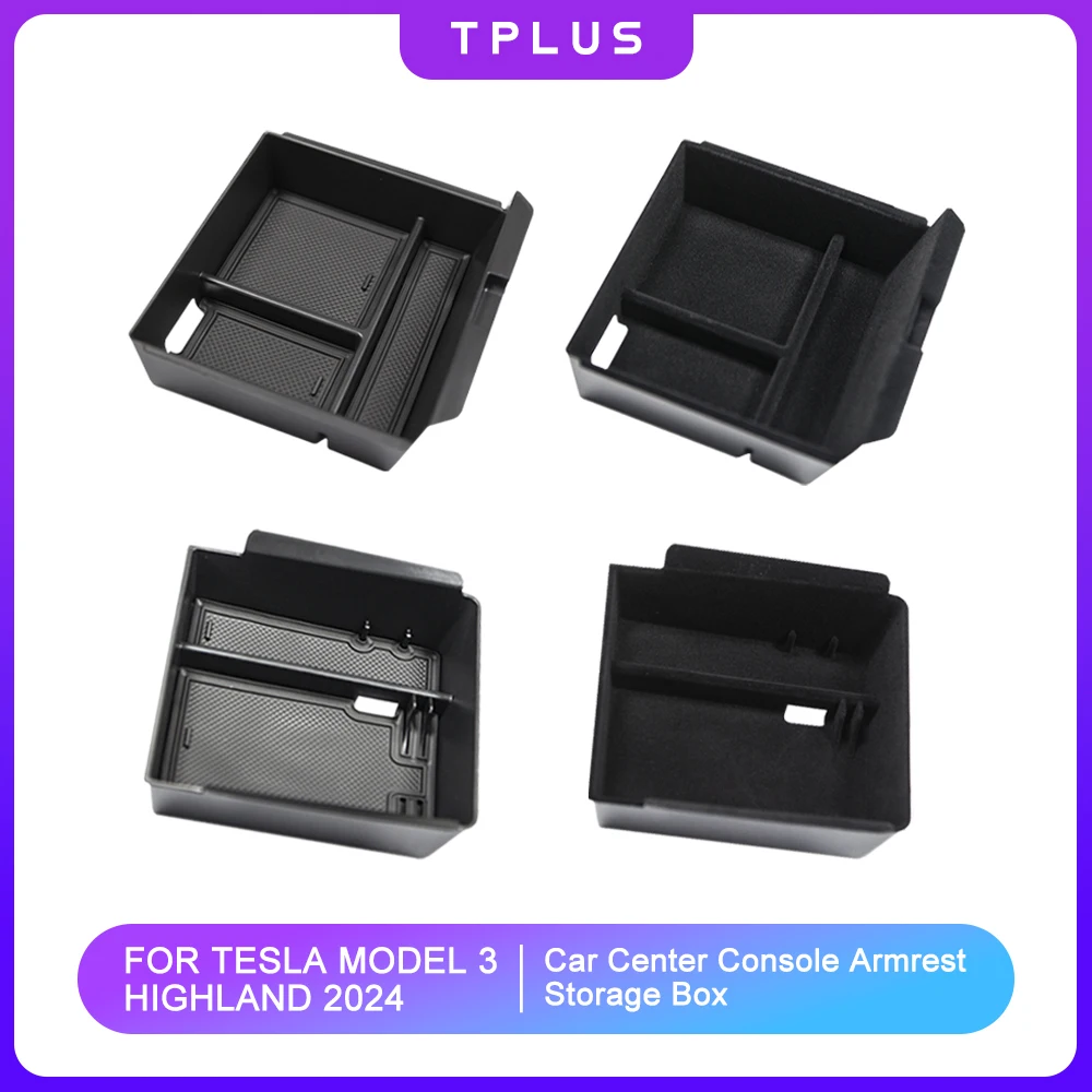 Center Console Armrest Storage Box For Tesla Model 3 Highland 2024 ABS Flocking Organizer Tray Cover Interior Accessories
Center Console Armrest Storage Box For Tesla Model 3 Highland 2024 ABS Flocking Organizer Tray Cover Interior Accessories