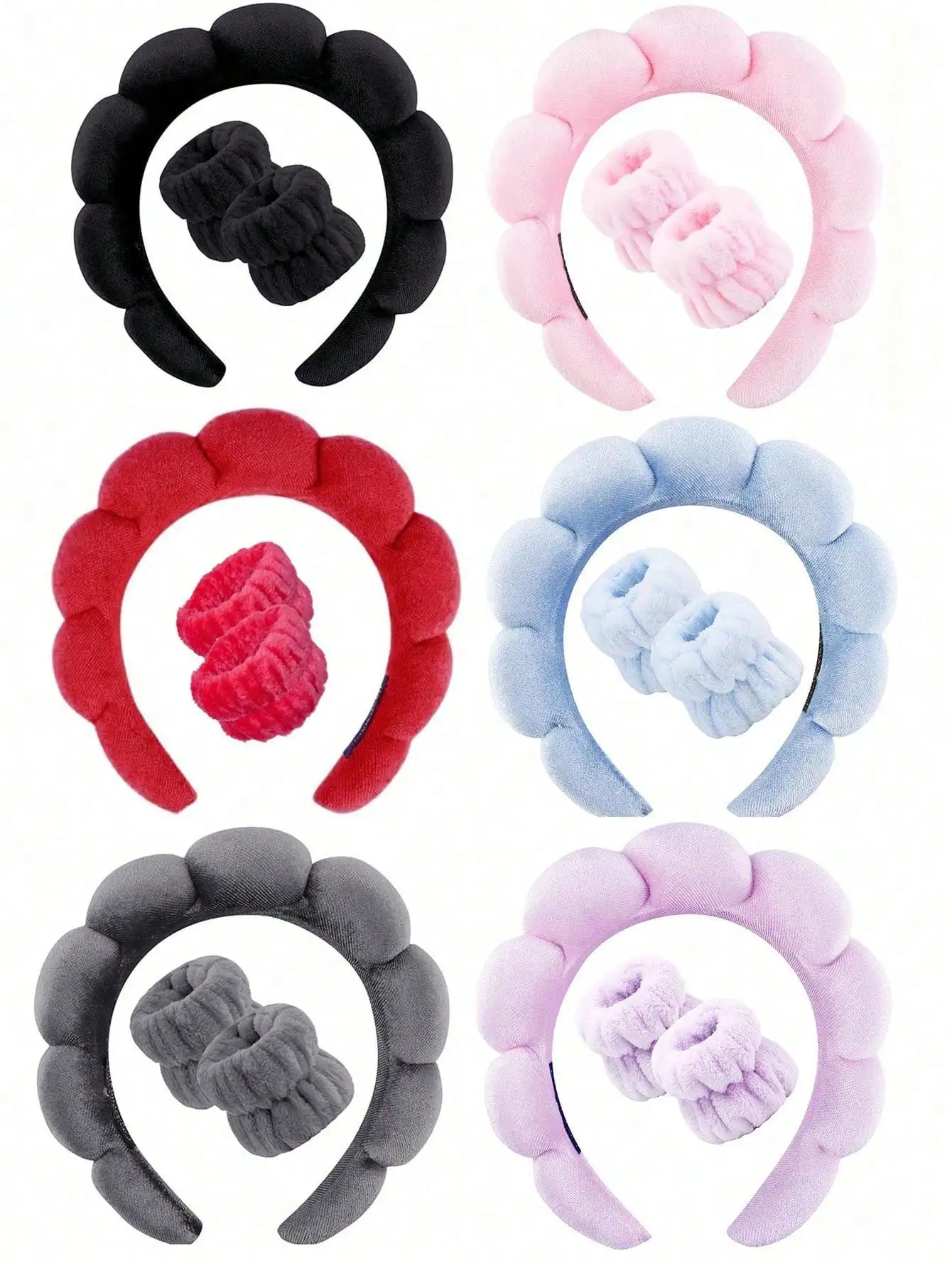 3/2/1pc Luxury Microfiber SPA Headband And Wristband Set, Makeup Headband, Skincare Headband, Velvet Fluffy Sponge Headband, SPA Headband, Wristband, Soft And Comfortable, Bath And Skincare Hair Accessory, Skincare Headband
3/2/1pc Luxury Microfiber SPA Headband And Wristband Set, Makeup Headband, Skincare Headband, Velvet Fluffy Sponge Headband, SPA Headband, Wristband, Soft And Comfortable, Bath And Skincare Hair Accessory, Skincare Headband