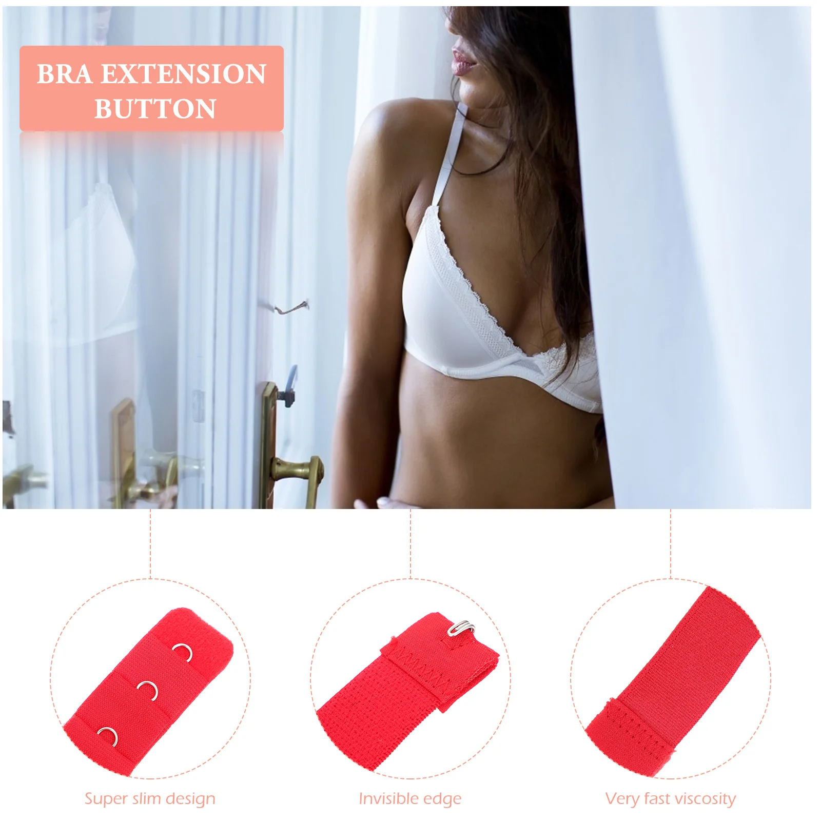 20 Pcs Bra Extender Elastic Straps Women Shoulder Buckle Red Bras Accessories Underwear Bras Extenders Stainless Steel
20 Pcs Bra Extender Elastic Straps Women Shoulder Buckle Red Bras Accessories Underwear Bras Extenders Stainless Steel