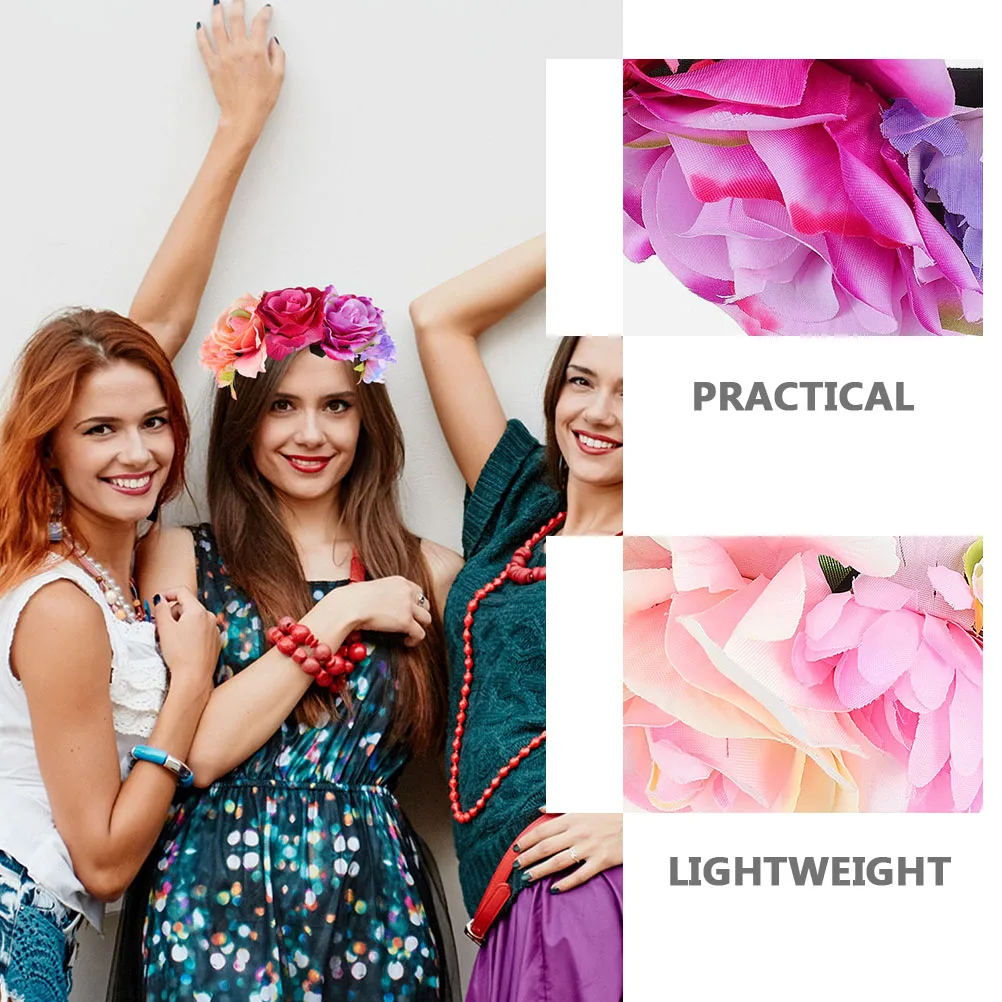 2pcs Rose Flower Hairband Lightweight Party Headband Decorative Costume Cosplay Accessory For Wedding Outdoor Xmas Big
2pcs Rose Flower Hairband Lightweight Party Headband Decorative Costume Cosplay Accessory For Wedding Outdoor Xmas Big