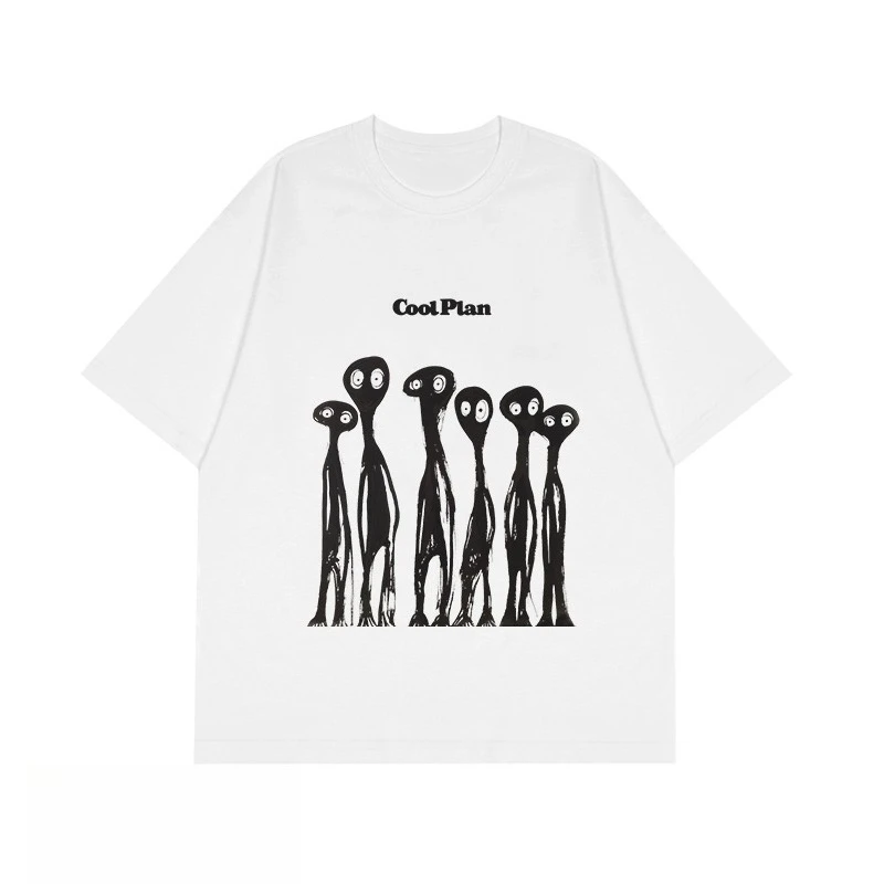 Alien Family, оригинальный нишевый дизайн, свободная мужская и женская футболка с короткими рукавами и американским забавным принтом, спортивный топ из чистого хлопка
Alien Family, оригинальный нишевый дизайн, свободная мужская и женская футболка с короткими рукавами и американским забавным принтом, спортивный топ из чистого хлопка