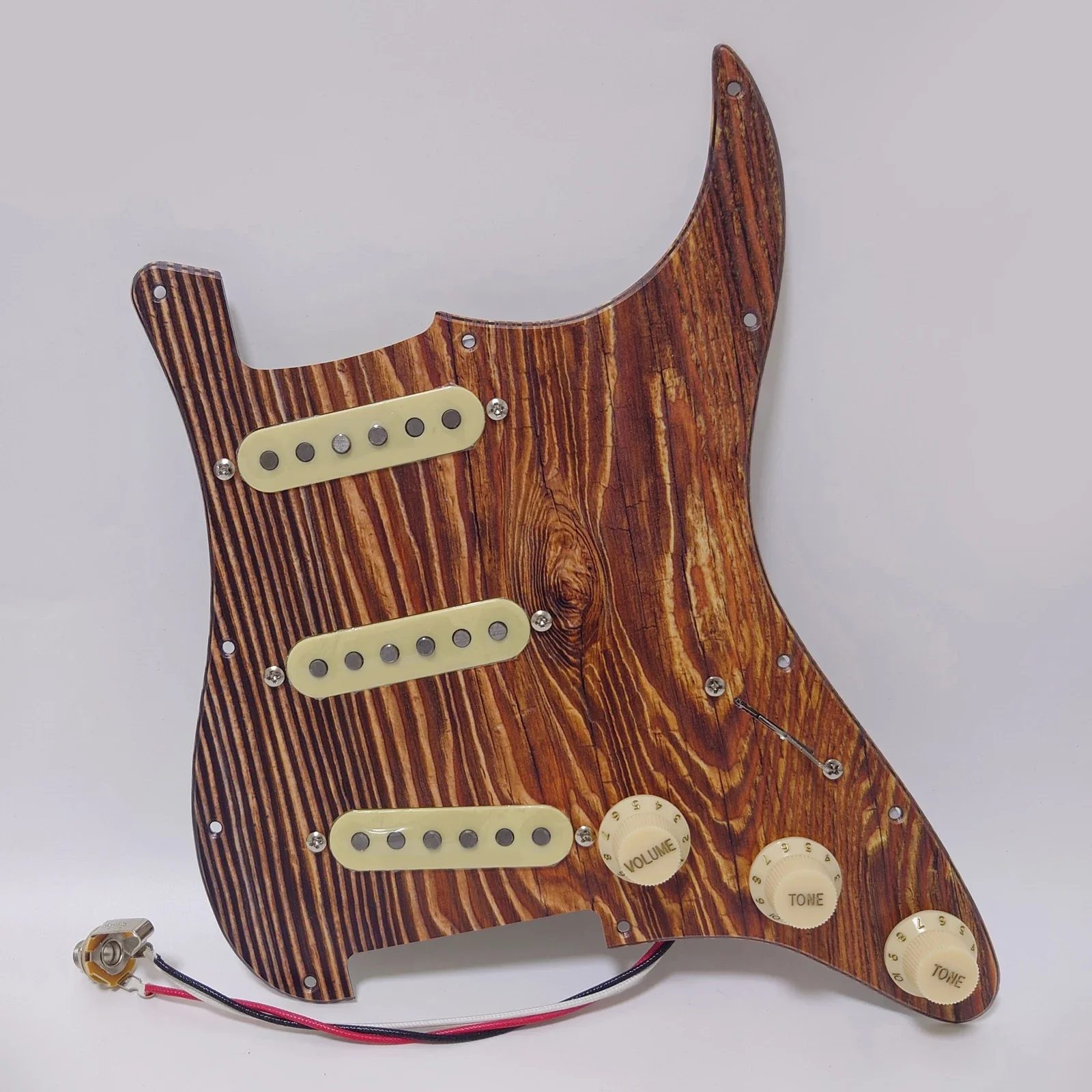 Guitar Prewired Loaded Pickguard with Alnico 5 Pickups for ST Electric Guitars Replacement Parts
Guitar Prewired Loaded Pickguard with Alnico 5 Pickups for ST Electric Guitars Replacement Parts